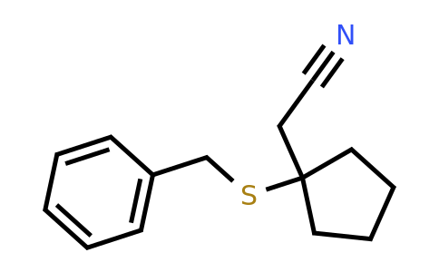 CAS 1461713-49-4 | 2-[1-(benzylsulfanyl)cyclopentyl]acetonitrile