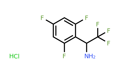 CAS 1461713-55-2 | 2,2,2-trifluoro-1-(2,4,6-trifluorophenyl)ethan-1-amine hydrochloride
