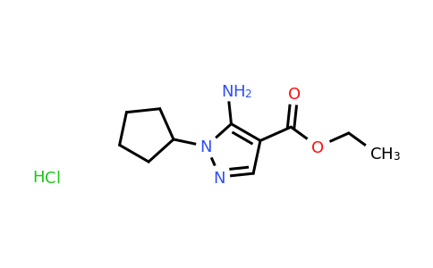 CAS 1461713-61-0 | ethyl 5-amino-1-cyclopentyl-1H-pyrazole-4-carboxylate hydrochloride