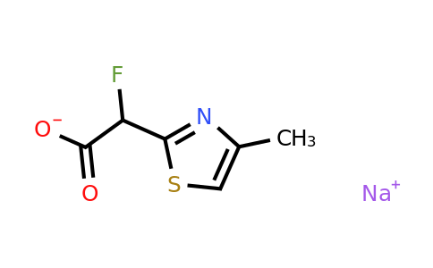 CAS 1461713-66-5 | sodium 2-fluoro-2-(4-methyl-1,3-thiazol-2-yl)acetate