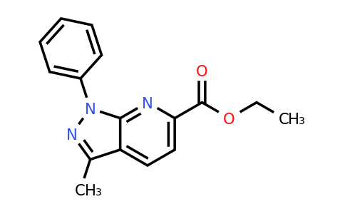 CAS 1461713-73-4 | ethyl 3-methyl-1-phenyl-1H-pyrazolo[3,4-b]pyridine-6-carboxylate