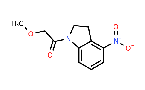 CAS 1461713-78-9 | 2-methoxy-1-(4-nitro-2,3-dihydro-1H-indol-1-yl)ethan-1-one