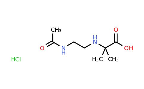 CAS 1461713-89-2 | 2-[(2-acetamidoethyl)amino]-2-methylpropanoic acid hydrochloride