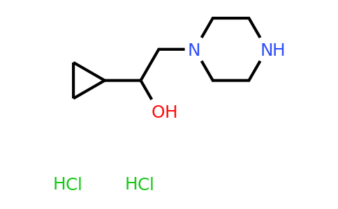 CAS 1461713-94-9 | 1-cyclopropyl-2-(piperazin-1-yl)ethan-1-ol dihydrochloride