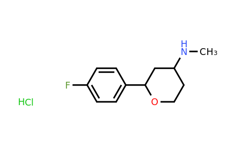 CAS 1461714-03-3 | 2-(4-fluorophenyl)-N-methyloxan-4-amine hydrochloride