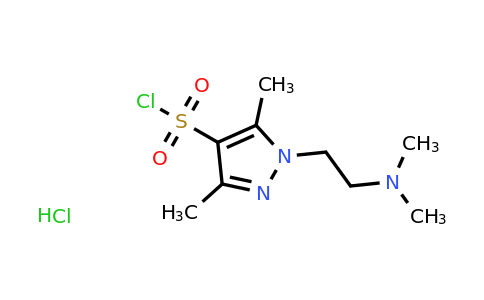CAS 1461714-10-2 | 1-[2-(dimethylamino)ethyl]-3,5-dimethyl-1H-pyrazole-4-sulfonyl chloride hydrochloride