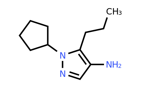 CAS 1461714-11-3 | 1-cyclopentyl-5-propyl-1H-pyrazol-4-amine