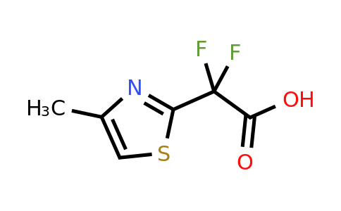 CAS 1461714-21-5 | 2,2-difluoro-2-(4-methyl-1,3-thiazol-2-yl)acetic acid