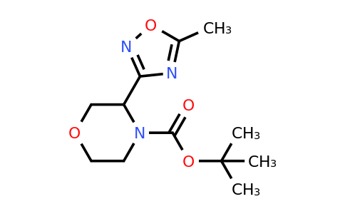CAS 1461714-33-9 | tert-butyl 3-(5-methyl-1,2,4-oxadiazol-3-yl)morpholine-4-carboxylate