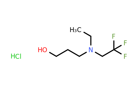 CAS 1461714-45-3 | 3-[ethyl(2,2,2-trifluoroethyl)amino]propan-1-ol hydrochloride