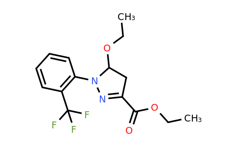CAS 1461714-53-3 | ethyl 5-ethoxy-1-[2-(trifluoromethyl)phenyl]-4,5-dihydro-1H-pyrazole-3-carboxylate
