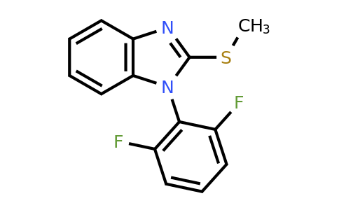 CAS 1461714-57-7 | 1-(2,6-difluorophenyl)-2-(methylsulfanyl)-1H-1,3-benzodiazole