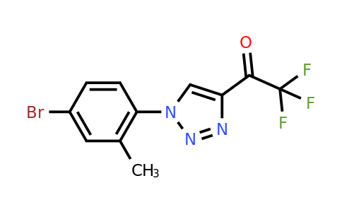 CAS 1461714-61-3 | 1-[1-(4-bromo-2-methylphenyl)-1H-1,2,3-triazol-4-yl]-2,2,2-trifluoroethan-1-one