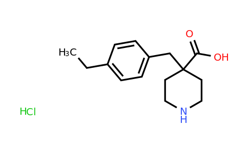 CAS 1461714-72-6 | 4-[(4-ethylphenyl)methyl]piperidine-4-carboxylic acid hydrochloride