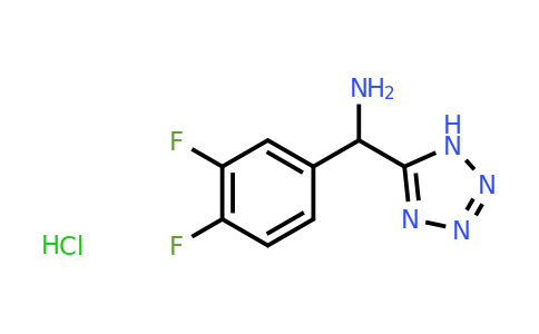 CAS 1461715-05-8 | (3,4-difluorophenyl)(1H-1,2,3,4-tetrazol-5-yl)methanamine hydrochloride
