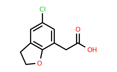 CAS 1461715-07-0 | 2-(5-chloro-2,3-dihydro-1-benzofuran-7-yl)acetic acid