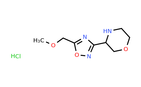 CAS 1461715-10-5 | 3-[5-(methoxymethyl)-1,2,4-oxadiazol-3-yl]morpholine hydrochloride