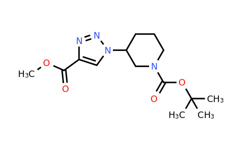 CAS 1461715-12-7 | tert-butyl 3-[4-(methoxycarbonyl)-1H-1,2,3-triazol-1-yl]piperidine-1-carboxylate