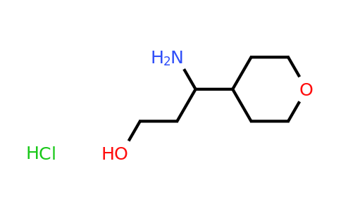 CAS 1461715-24-1 | 3-amino-3-(oxan-4-yl)propan-1-ol hydrochloride