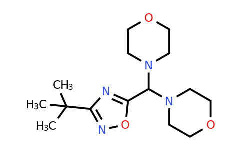 CAS 1461715-29-6 | 4-[(3-tert-butyl-1,2,4-oxadiazol-5-yl)(morpholin-4-yl)methyl]morpholine