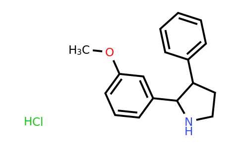 CAS 1461715-35-4 | 2-(3-methoxyphenyl)-3-phenylpyrrolidine hydrochloride
