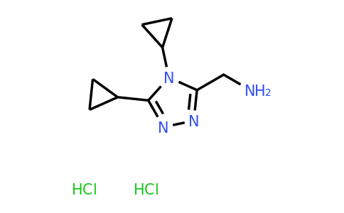 CAS 1461715-39-8 | (dicyclopropyl-4H-1,2,4-triazol-3-yl)methanamine dihydrochloride