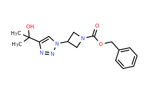 CAS 1461715-42-3 | benzyl 3-[4-(2-hydroxypropan-2-yl)-1H-1,2,3-triazol-1-yl]azetidine-1-carboxylate