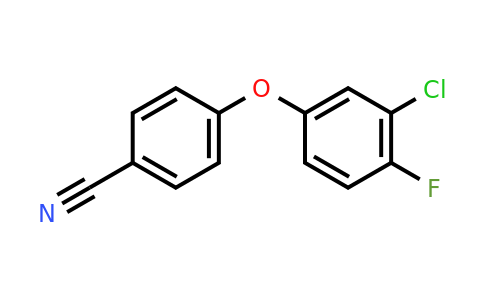 CAS 1461715-65-0 | 4-(3-chloro-4-fluorophenoxy)benzonitrile