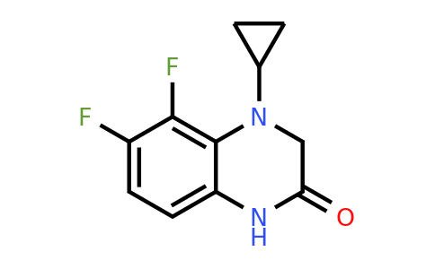 CAS 1461715-71-8 | 4-cyclopropyl-5,6-difluoro-1,2,3,4-tetrahydroquinoxalin-2-one