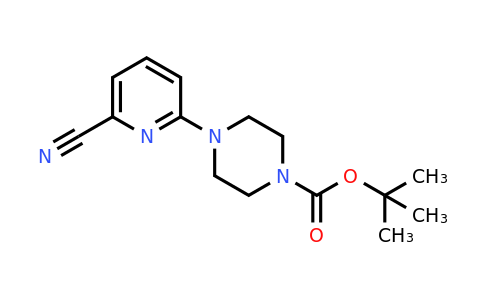 CAS 1461715-72-9 | tert-butyl 4-(6-cyanopyridin-2-yl)piperazine-1-carboxylate