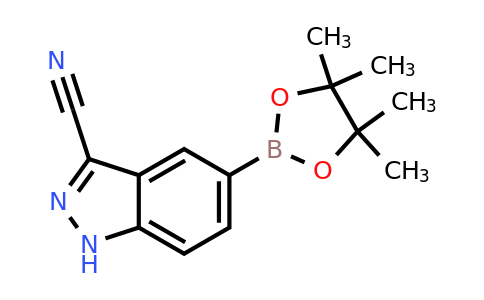 CAS 1463055-84-6 | 5-(4,4,5,5-tetramethyl-1,3,2-dioxaborolan-2-yl)-1H-indazole-3-carbonitrile