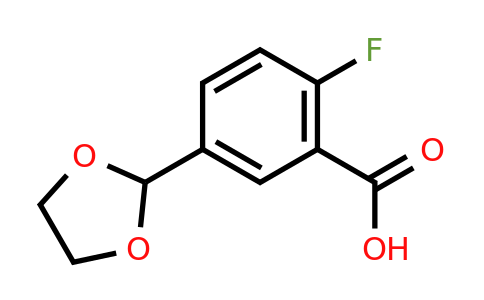 CAS 146328-88-3 | 5-[1,3]Dioxolan-2-YL-2-fluoro-benzoic acid