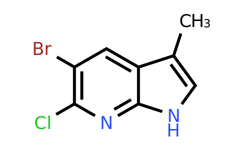 CAS 1463441-04-4 | 5-bromo-6-chloro-3-methyl-1H-pyrrolo[2,3-b]pyridine