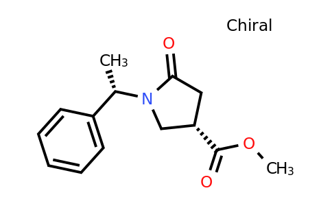 CAS 146348-14-3 | (S)-methyl 5-oxo-1-((S)-1-phenylethyl)pyrrolidine-3-carboxylate