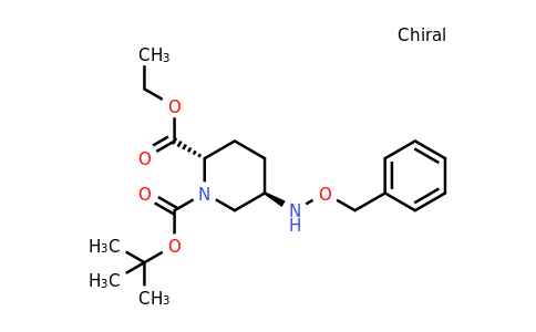 CAS 1463501-46-3 | O1-tert-butyl O2-ethyl (2S,5R)-5-(benzyloxyamino)piperidine-1,2-dicarboxylate