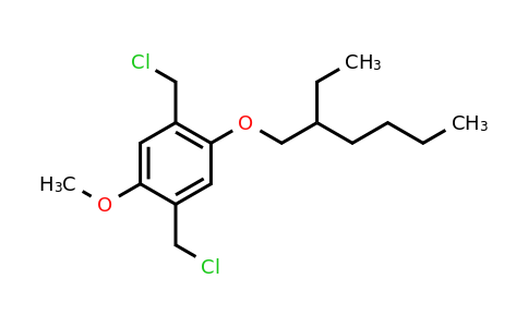 CAS 146370-52-7 | 1,4-Bis(chloromethyl)-2-((2-ethylhexyl)oxy)-5-methoxybenzene