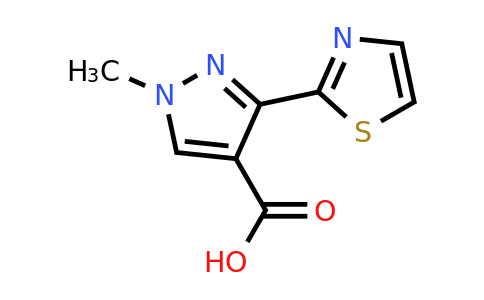 CAS 1464016-14-5 | 1-Methyl-3-(1,3-thiazol-2-yl)-1H-pyrazole-4-carboxylic acid