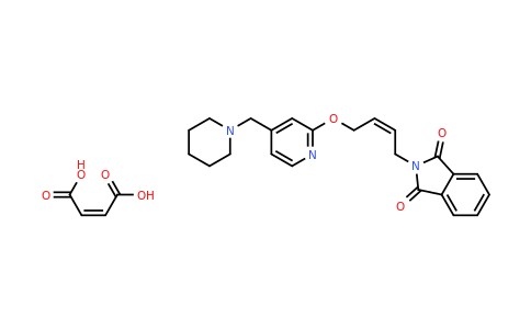 CAS 146447-26-9 | (Z)-2-(4-((4-(Piperidin-1-ylmethyl)pyridin-2-yl)oxy)but-2-en-1-yl)isoindoline-1,3-dione maleate