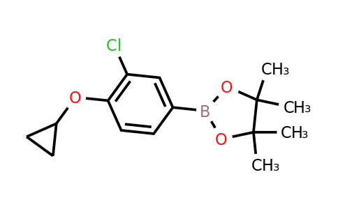 CAS 1464924-99-9 | 2-(3-chloro-4-cyclopropoxyphenyl)-4,4,5,5-tetramethyl-1,3,2-dioxaborolane