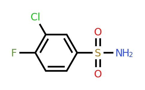 3-Chloro-4-fluorobenzenesulfonamide