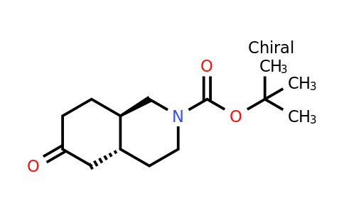 CAS 146548-14-3 | tert-butyl (4aR,8aR)-6-oxo-1,3,4,4a,5,7,8,8a-octahydroisoquinoline-2-carboxylate