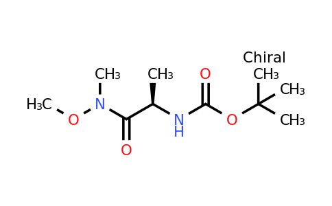 CAS 146553-06-2 | (R)-Tert-butyl 1-(methoxy(methyl)amino)-1-oxopropan-2-ylcarbamate