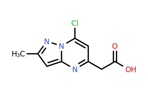 CAS 1466324-01-5 | 2-(7-chloro-2-methyl-pyrazolo[1,5-a]pyrimidin-5-yl)acetic acid