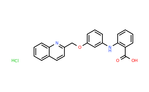 CAS 146662-42-2 | 2-((3-(Quinolin-2-ylmethoxy)phenyl)amino)benzoic acid hydrochloride