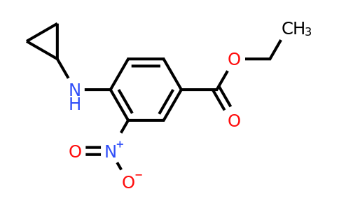 CAS 1467047-28-4 | Ethyl 4-(Cyclopropylamino)-3-nitrobenzoate
