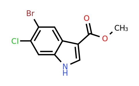 CAS 1467059-91-1 | methyl 5-bromo-6-chloro-1H-indole-3-carboxylate