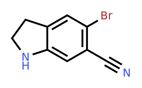CAS 1467060-12-3 | 5-Bromoindoline-6-carbonitrile