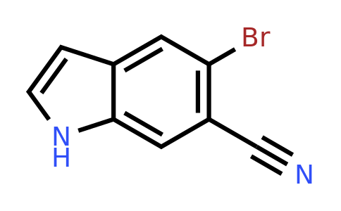 CAS 1467060-13-4 | 5-bromo-1H-indole-6-carbonitrile