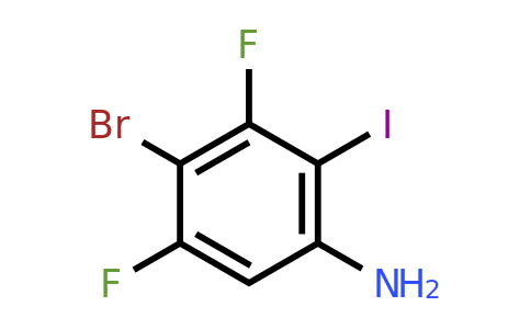 CAS 1467060-36-1 | 4‐bromo‐3,5‐difluoro‐2‐iodoaniline