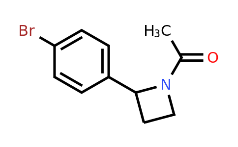 CAS 1467060-80-5 | 1-(2-(4-Bromophenyl)azetidin-1-yl)ethanone